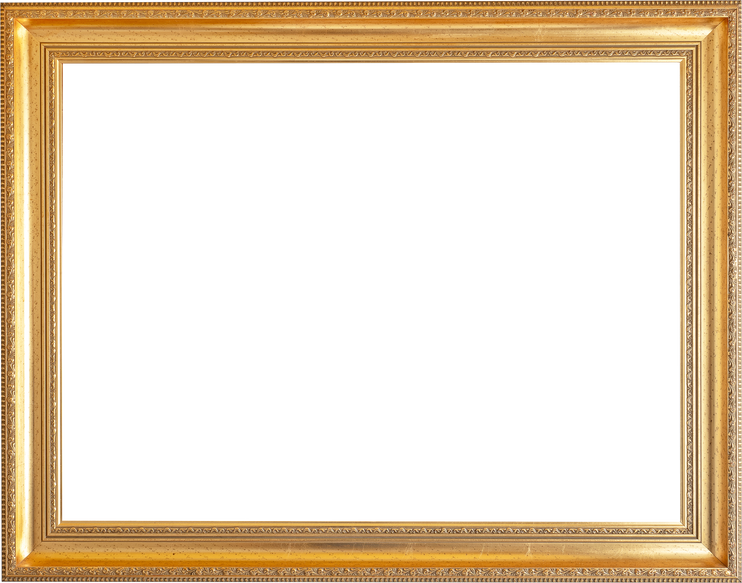 Golden Ornated Picture Frame
