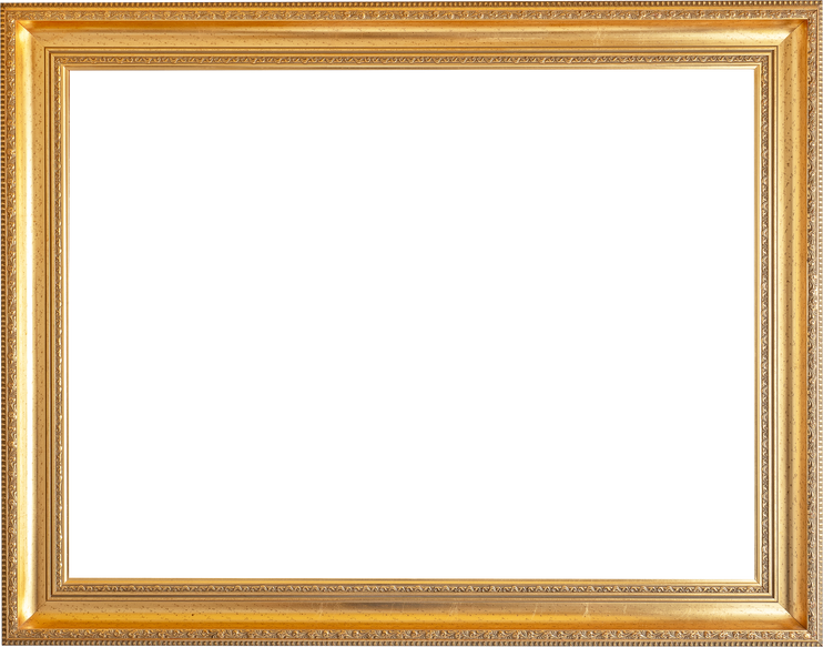 Golden Ornated Picture Frame